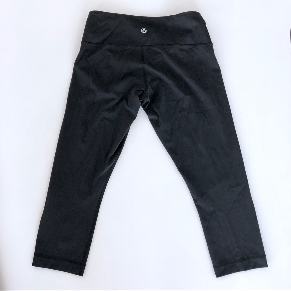 Lululemon Wunder Under Crop 21” (Black)